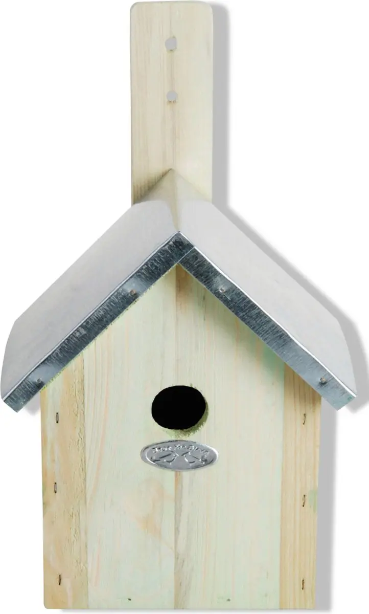 Esschert Design Pimpelmees Vogelhuisje 20x18x31cm - Grijs
