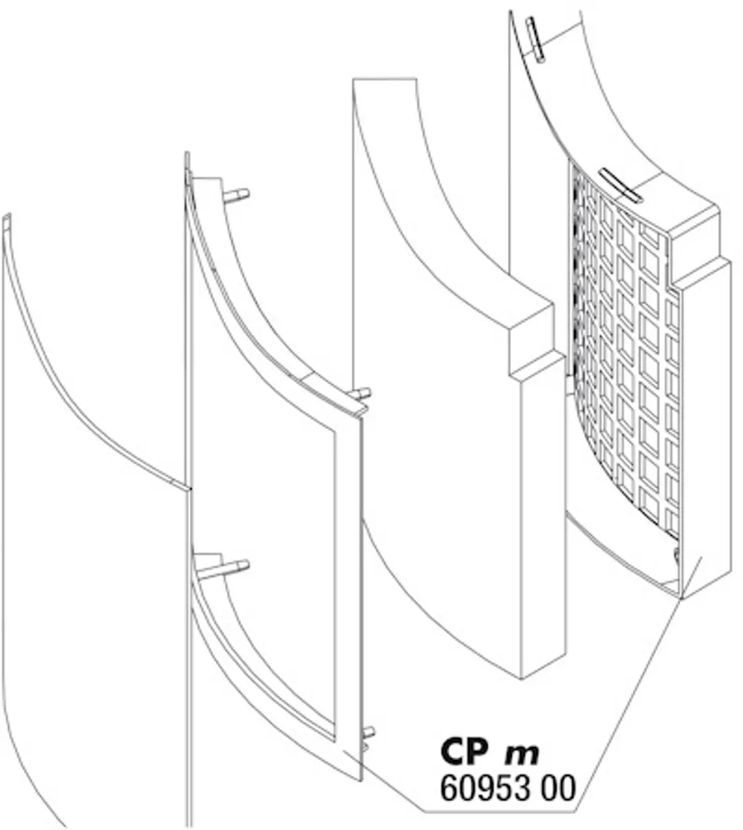 JBL CristalProfi m Filterpadhouder