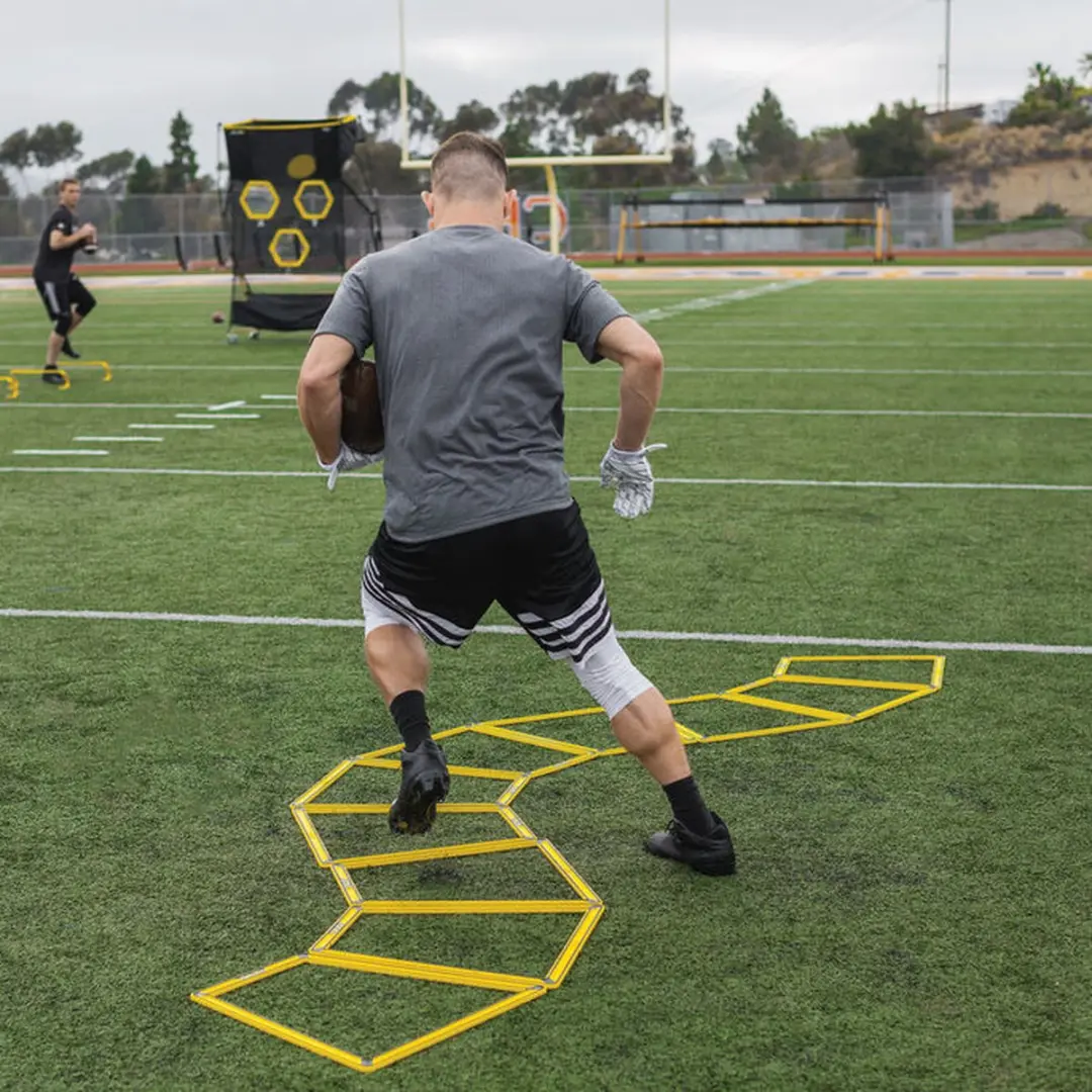 Sklz Agility Trainer Pro Voetenwerktraining - 10 Stuks - Geel - afbeelding 6 van 6