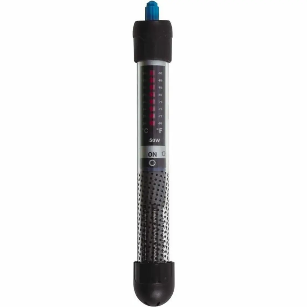 Zolux Aquariumverwarmer 50W - 25-50L - Grijs/Zwart