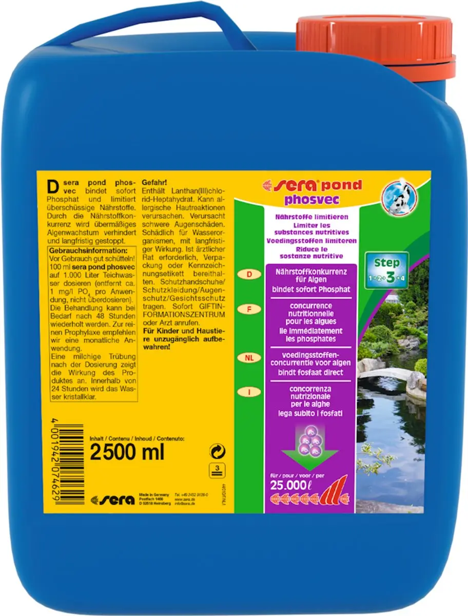 Sera Phosvec Algenbescherming 2,5L