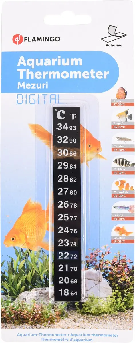Flamingo Aquarium Thermometer Mezuri