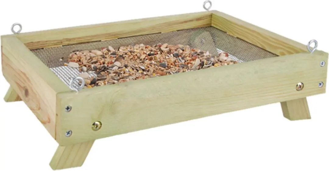 Esschert Design Vogelvoedertafel Hout 35cm - 2 Stuks