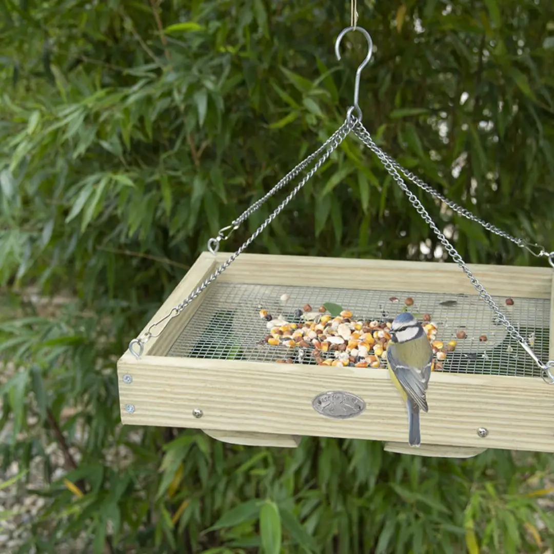 Esschert Design Vogelvoedertafel Hout 35cm - 2 Stuks