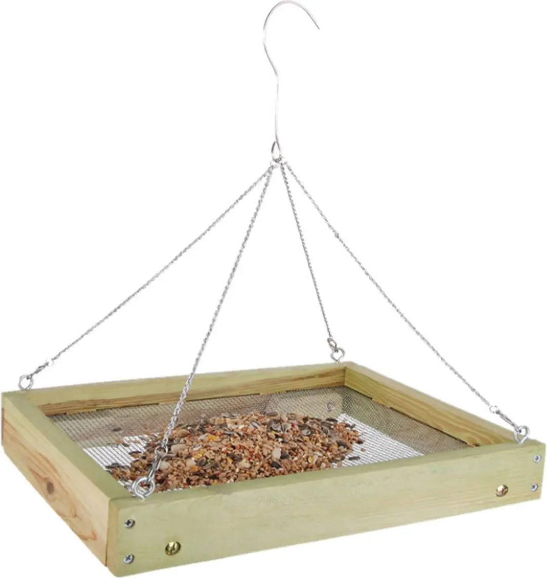 Esschert Design Vogelvoedertafel Hout 35cm - 2 Stuks