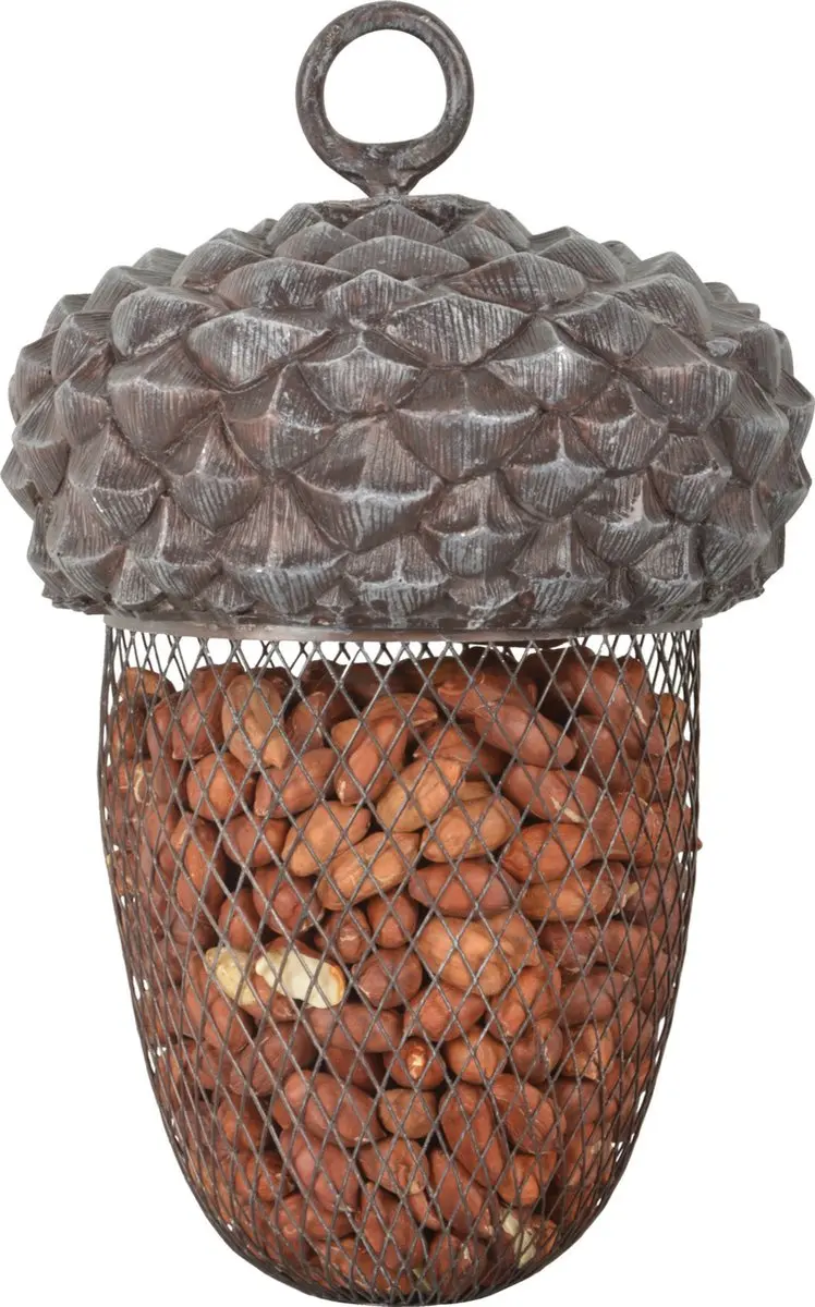 Esschert Design Pindavoedersilo Grijs 14x22cm