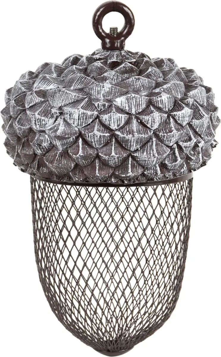 Esschert Design Pindavoedersilo Grijs 14x22cm