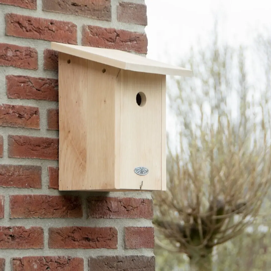 Esschert Design Nestkast Koolmees - Houtkleur - afbeelding 6 van 6