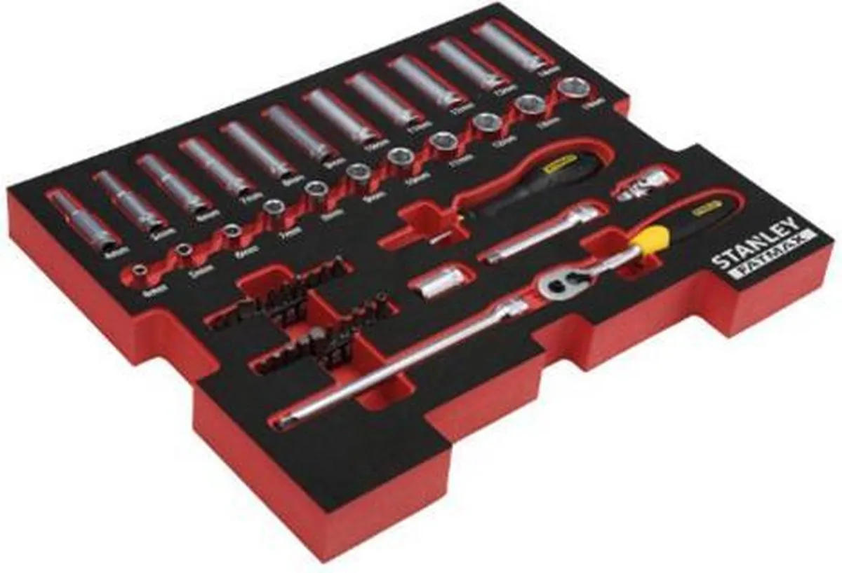 Stanley Fatmax FMHT0-74295 1/4" Doppenset - 48-delig - Geel