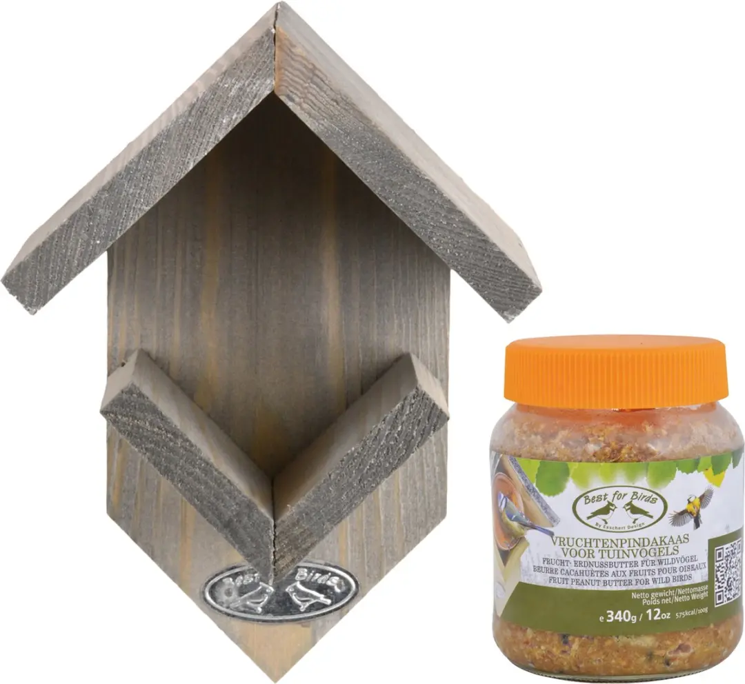 Esschert Design Pindakaashuisje Grijs