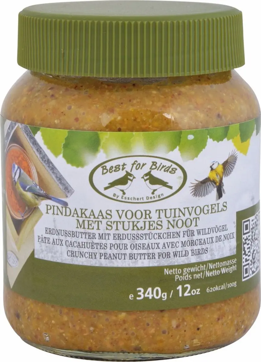 Esschert Design Pindakaashuisje Grijs - 340g - afbeelding 6 van 6