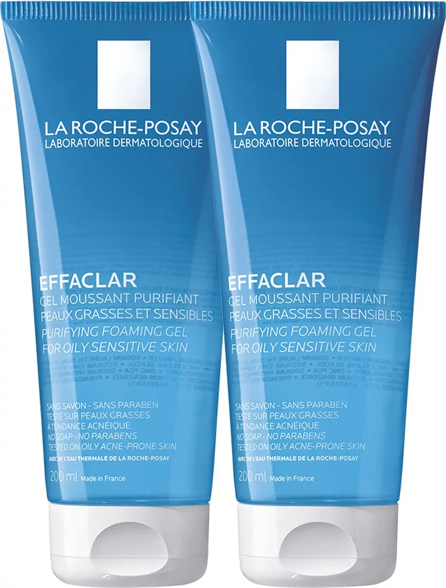 La Roche-Posay Effaclar Schuimende Reinigingsgel 2x200ml