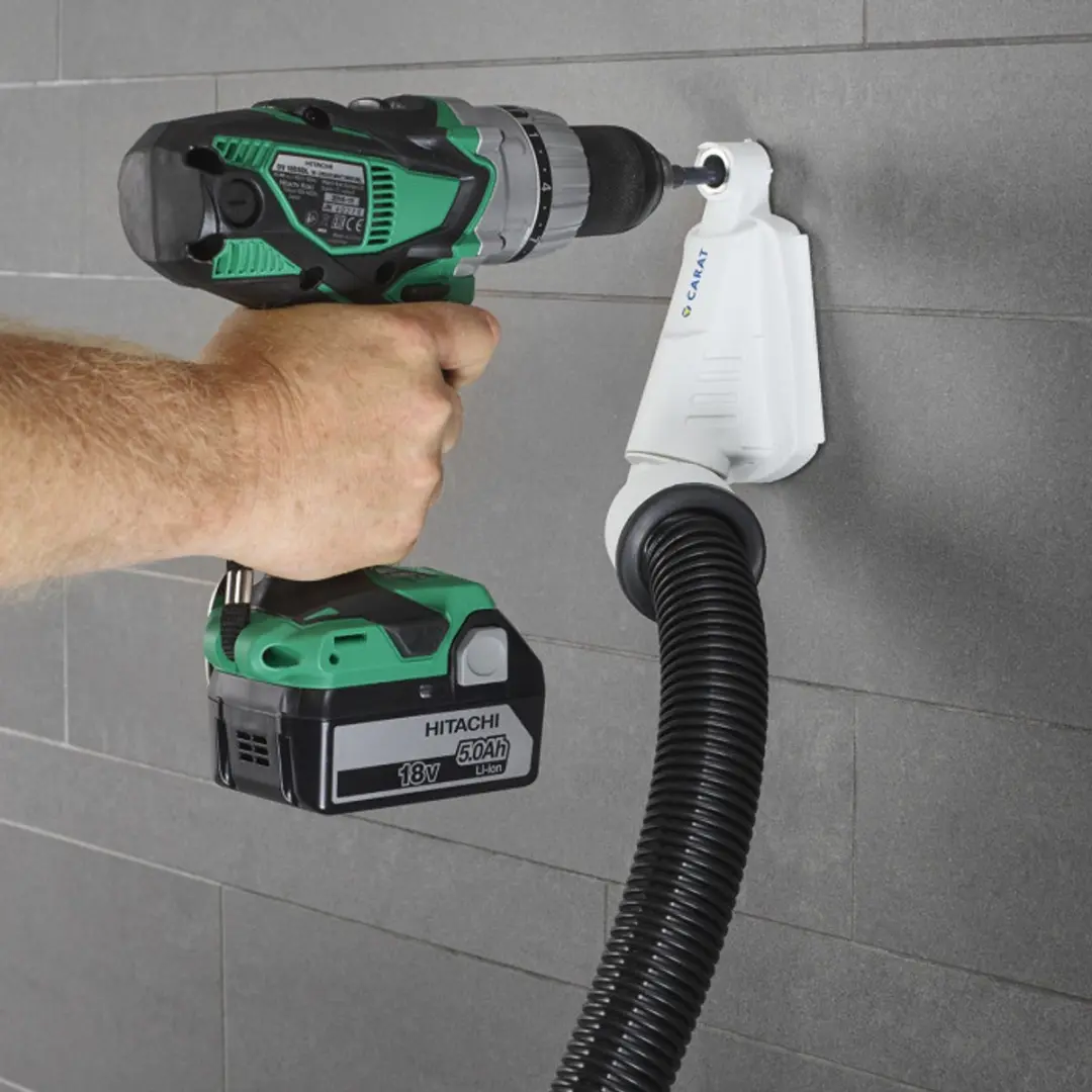 Carat Dustprotect DPB0100000 Stofafzuiging - Max Ø12mm - Wit/Zwart