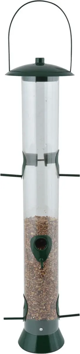 Esschert Design Voedersilo 56cm - Vogelvoer 2,5L - Transparant