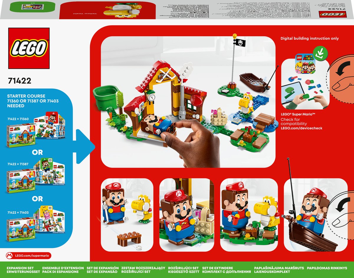 LEGO Super Mario Uitbreidingsset: Picknick bij Mario's huis - 71422