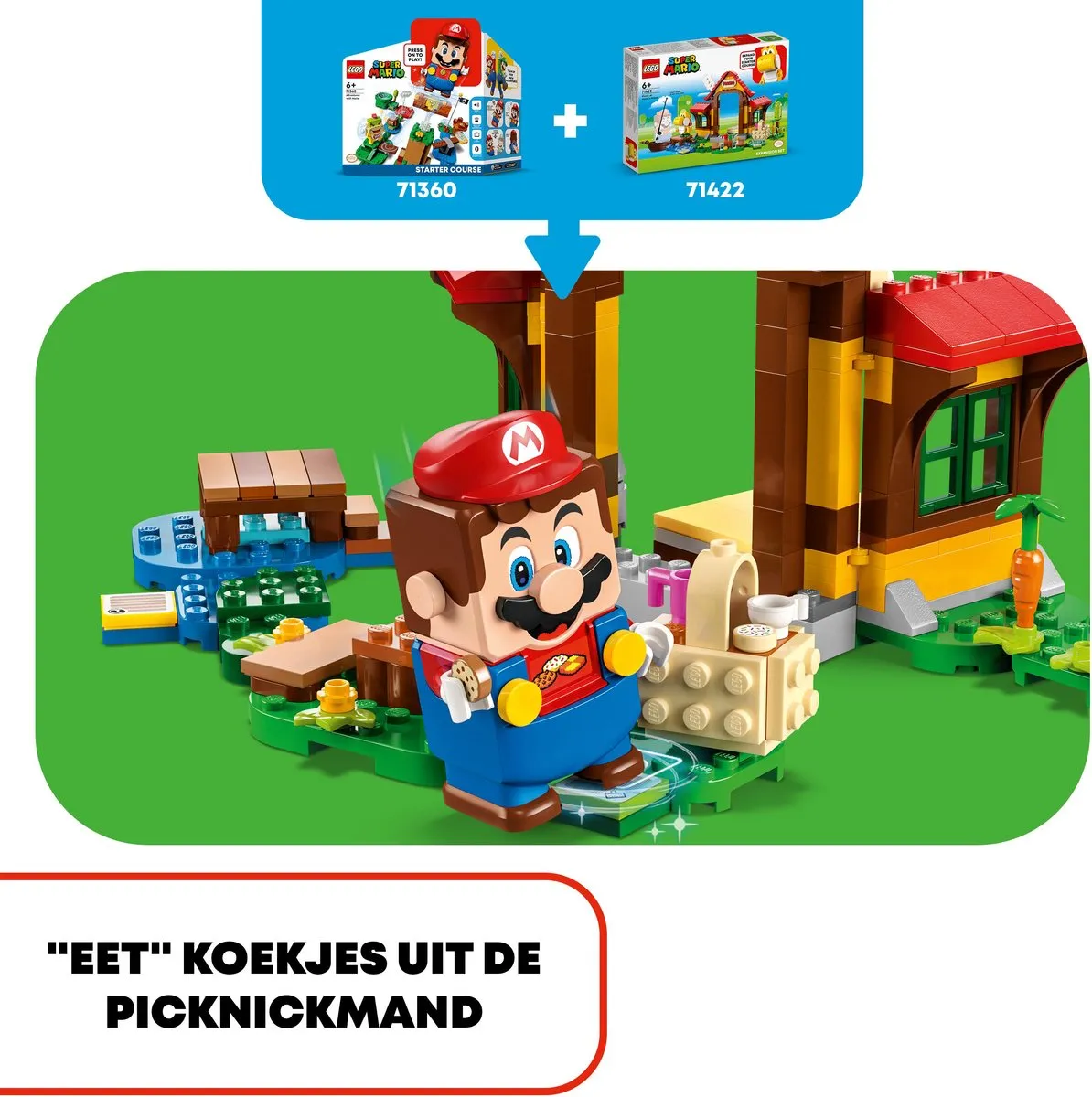 LEGO Super Mario Picknickset 71422 - 259 Stukken - Meerkleurig