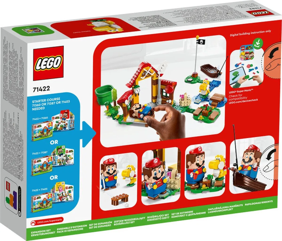 LEGO Super Mario Picknickset 71422 - 259 Stukken - Meerkleurig - afbeelding 6 van 6