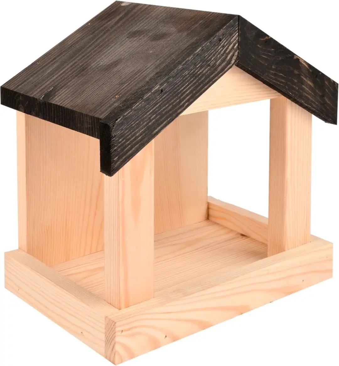 Esschert Design Houten Vogelhuisje Vurenhout