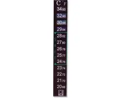 JBL Digitale Aquarium Thermometer - 13cm - 2 Stuks - Zwart
