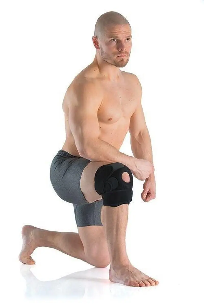 Gymstick Verstelbare Kniebrace 2.0 - One Size - Zwart