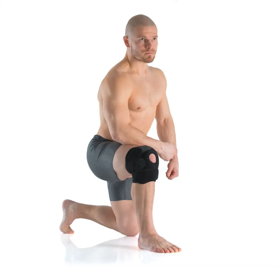 Gymstick Verstelbare Kniebrace 2.0 - One Size - Zwart
