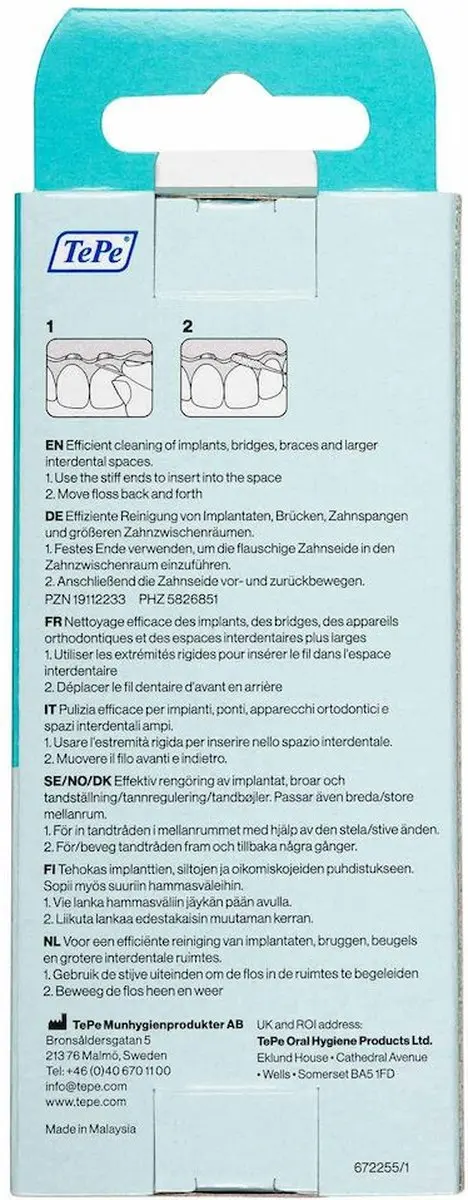 TePe Bridge & Implant Floss 30 Stuks