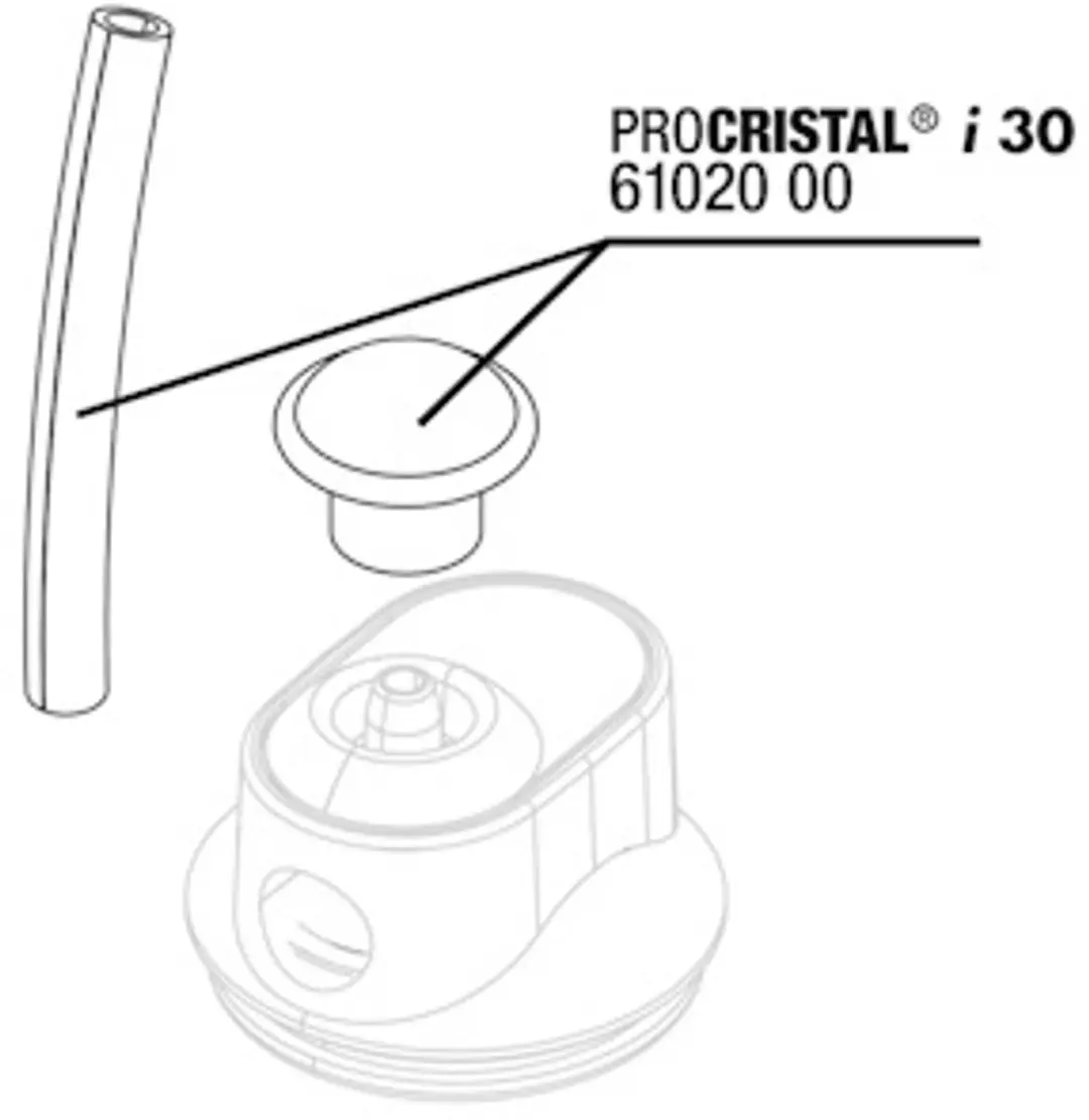 JBL CristalProfi i30 Slang 4/6mm + Kap Luchttoevoer