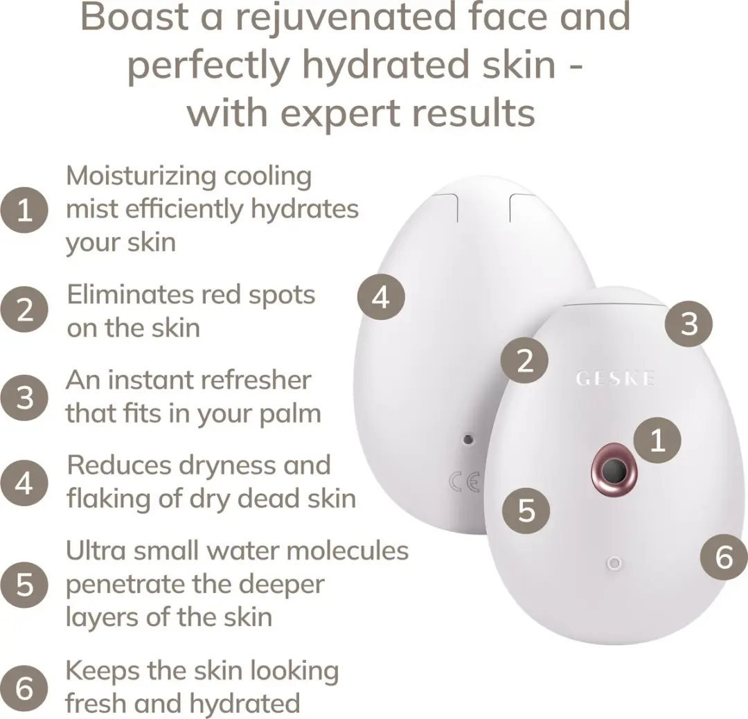 GESKE SmartAppGuided Facial Hydration Refresher GK000057SL01 - Gezichtsreiniger - Starlight
