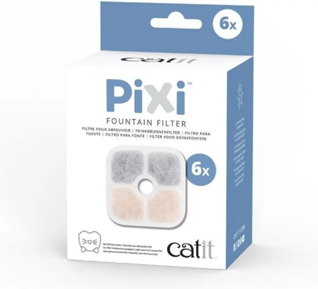 Catit Pixi Fountain Filterpatroon - 6 Stuks - afbeelding 6 van 6