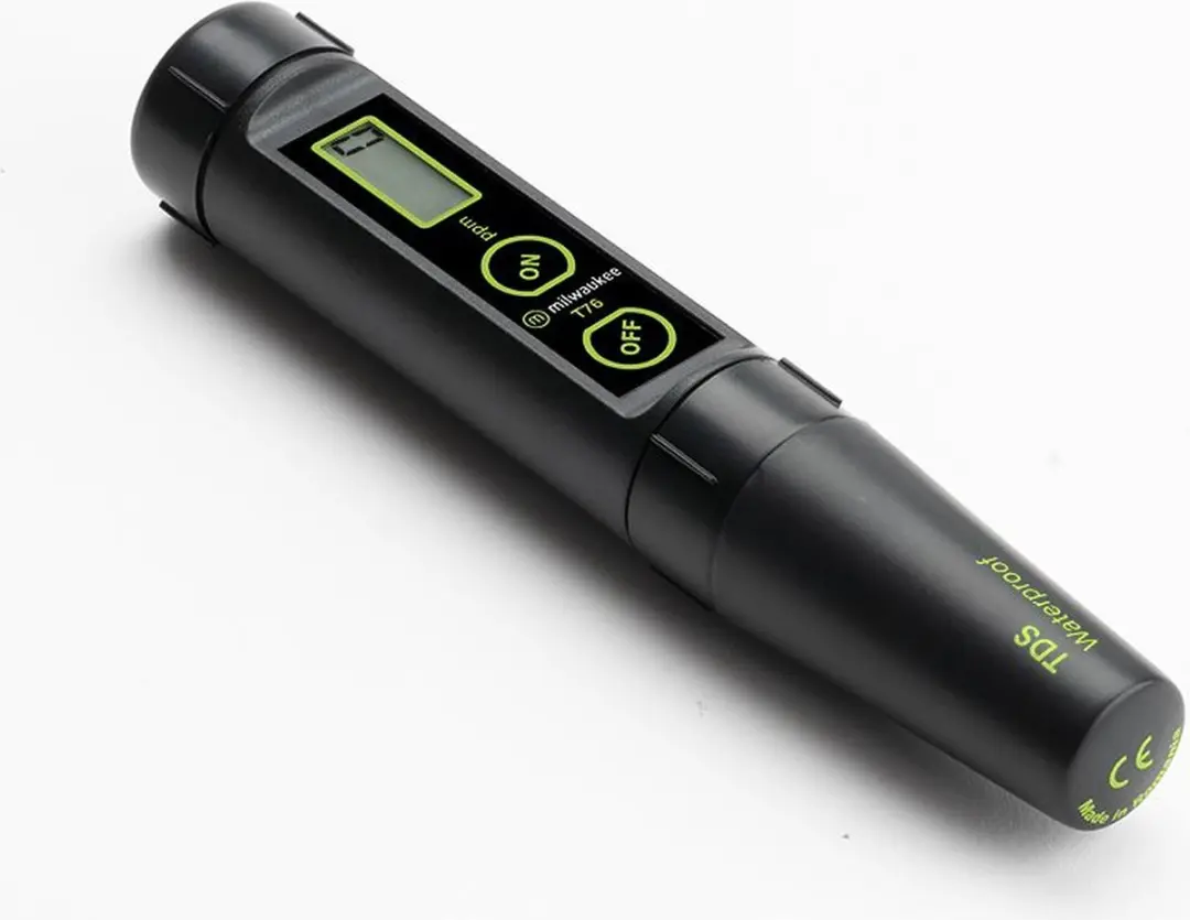 Milwaukee T76 Digitale TDS Meter - Waterproof - 0-9990 ppm - Zwart