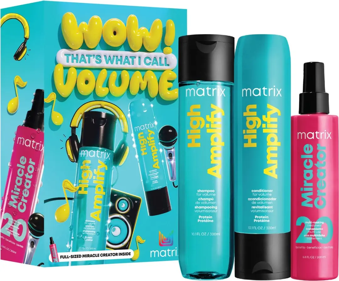 Matrix High Amplify X-Mas Box - 3 Stuks Shampoo/Conditioner/Serum 790ml