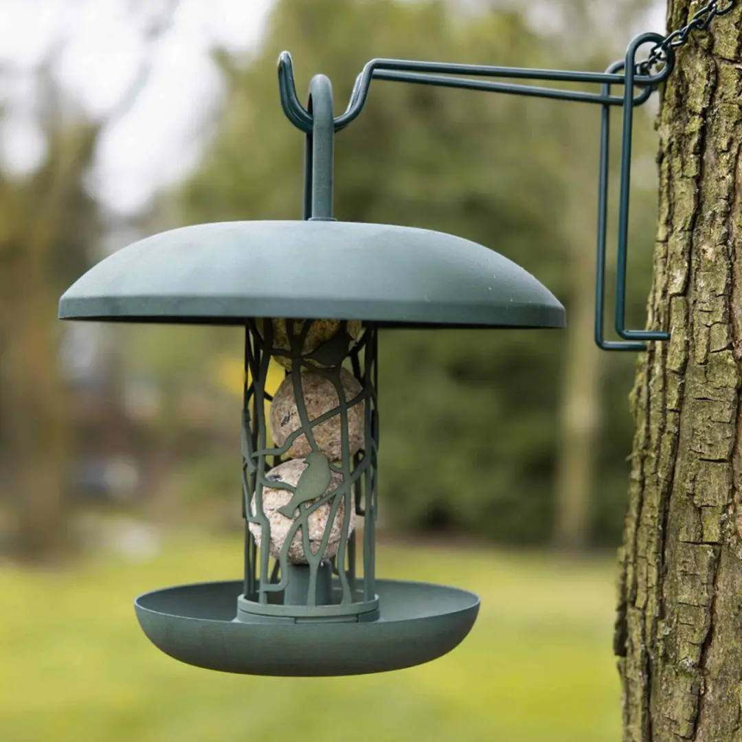 Esschert Design Gerecyclede Voedersilo 3-in-1 - Groen - afbeelding 4 van 6