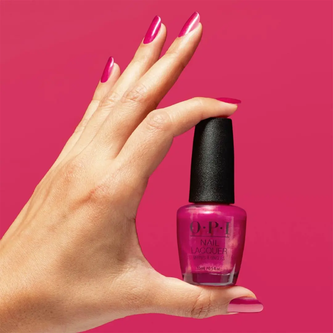 O.P.I. Cyber Cherry Nagellak 15ml - Roze Metallic - afbeelding 3 van 6