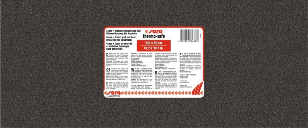 Sera Thermo-Safe Verwarmingsmat Zwart 120x50cm