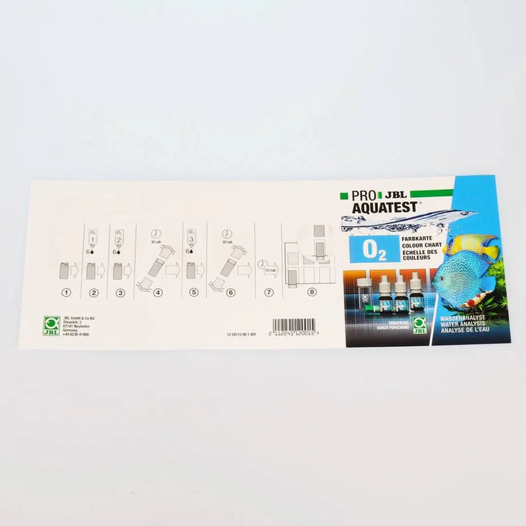 JBL ProAquaTest O2 Zuurstof Testset - 3 Reagentia