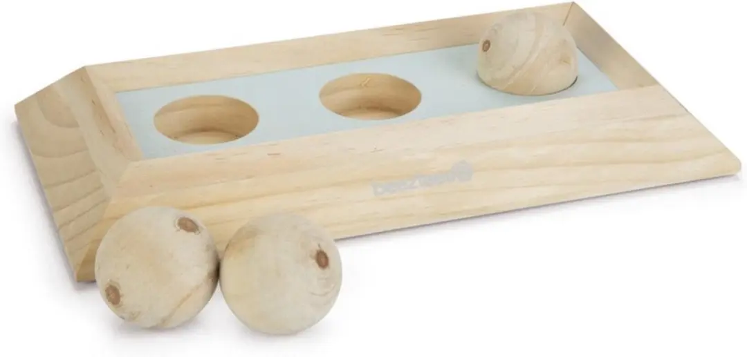 Beeztees Ballira Hout Mint - 3 Ballen 30cm