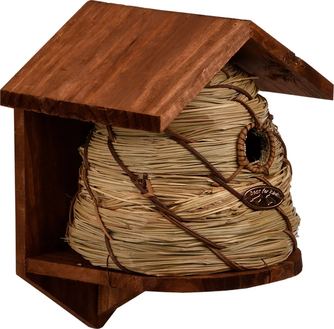 Esschert Design Bijenhuis HoutkleurBruin - 20x26x16,5cm