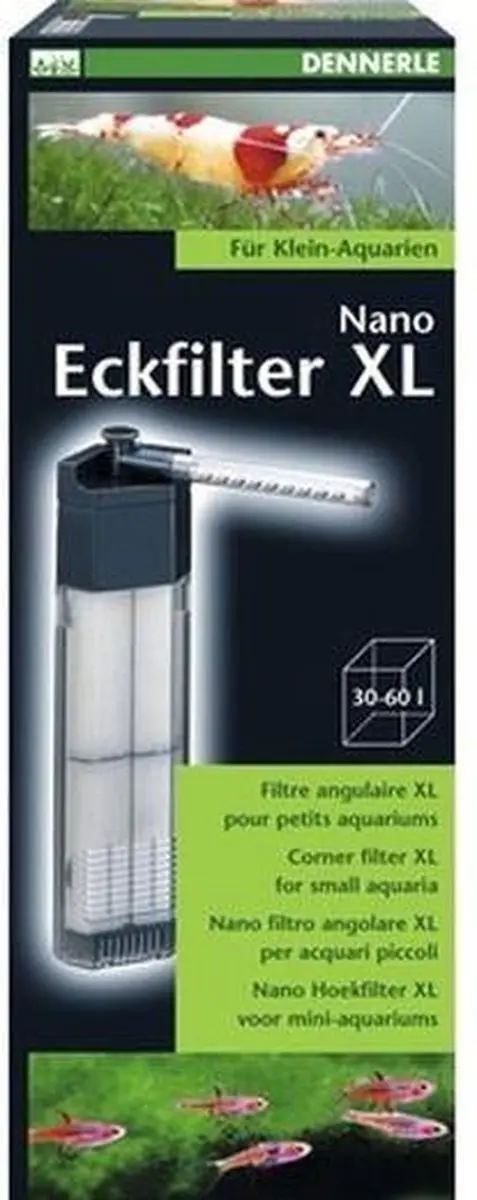 Dennerle Nano Hoekfilter XL 150L - 60L Aquarium