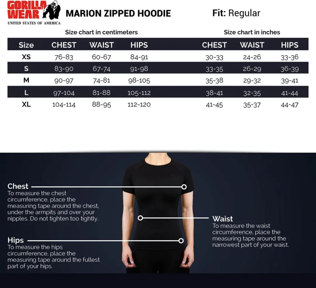 Gorilla Wear Marion Hoodie M - Beige