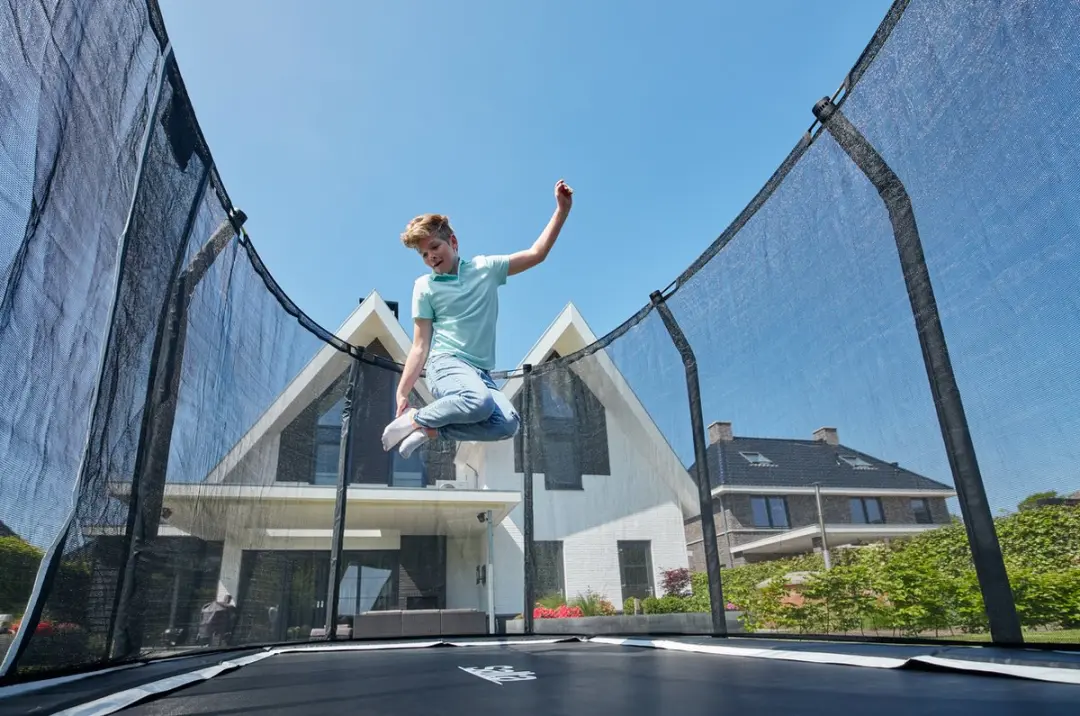 Salta Premium Ground Inground Trampoline 366x244cm - Zwart