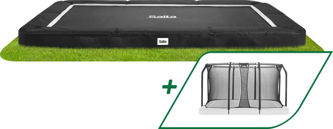 Salta Premium Ground Inground Trampoline 366x244cm