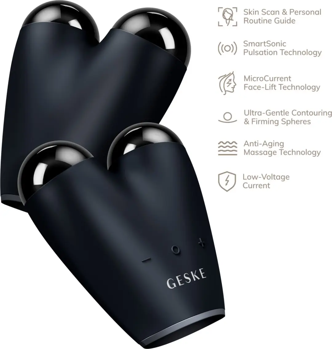 GESKE SmartAppGuided MicroCurrent Gezichtslifter GK000015BK01 - Zwart