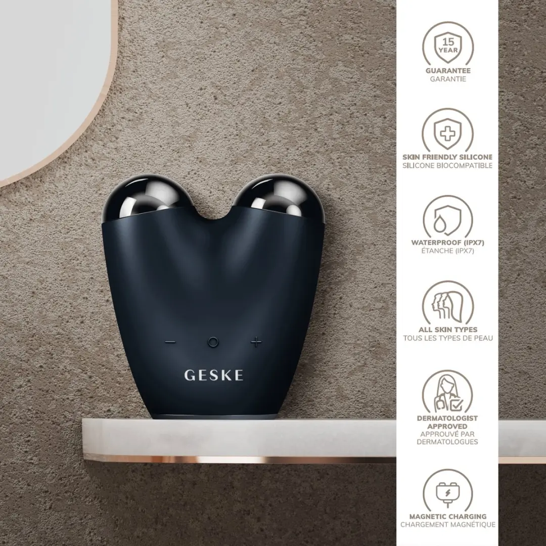 GESKE SmartAppGuided MicroCurrent Gezichtslifter GK000015BK01 - Zwart - afbeelding 6 van 6