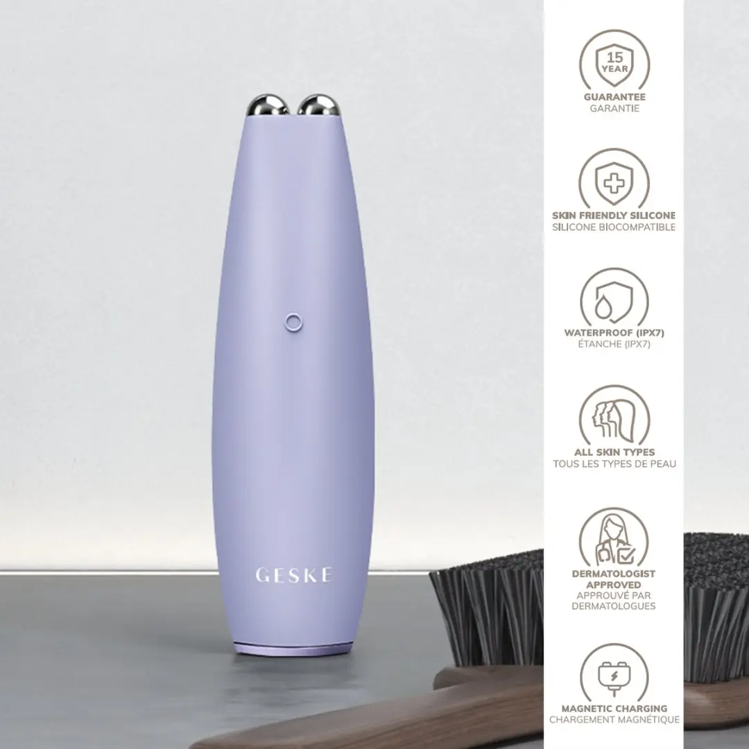 GESKE SmartAppGuided MicroCurrent Face-Lift Pen GK000013PL01 - Purple