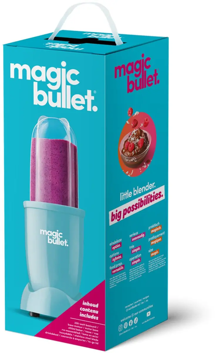 NutriBullet Magic Bullet Blender - 200W - Blauw