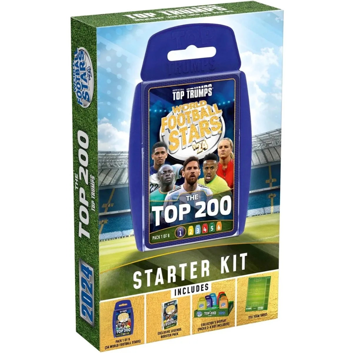Winning Moves Top Trumps World Football Stars Box Starter Set
