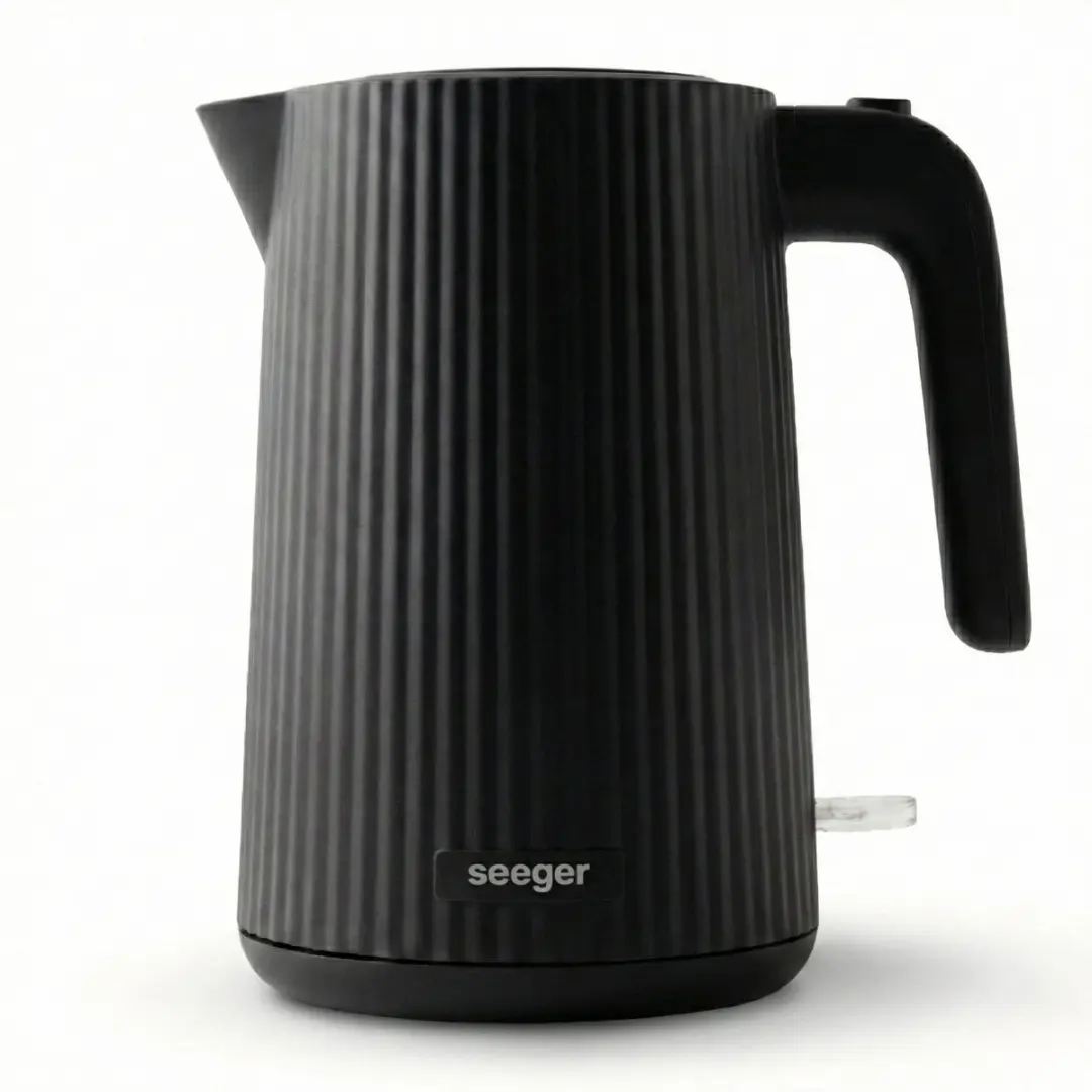 SEEGER Waterkoker SGR100BK Plissé Design