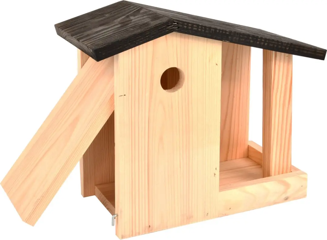 Esschert Design Nestkast & Voedertafel Combi