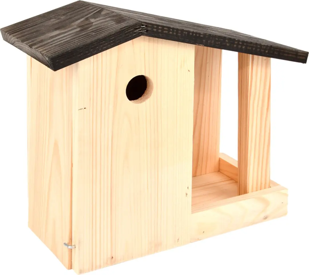Esschert Design Nestkast & Voedertafel Combi - Hangend