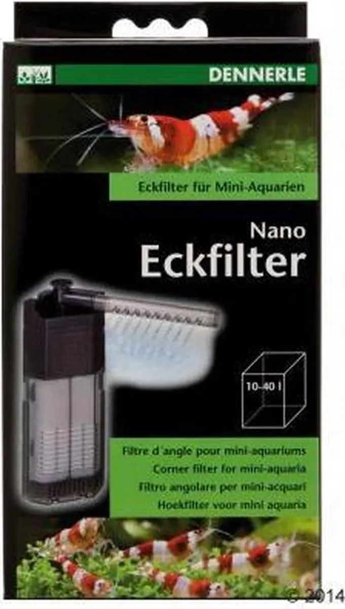 Dennerle Nano Hoekfilter 150 l/h - 40 liter